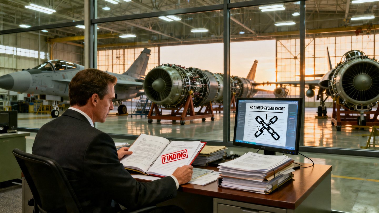 Defense maintenance contractor — DCAA audit documentation gap